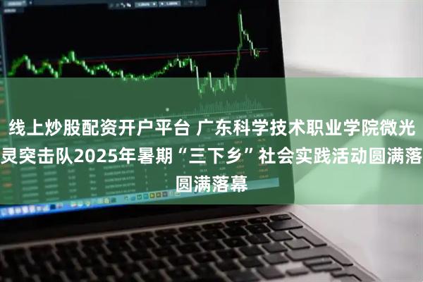 线上炒股配资开户平台 广东科学技术职业学院微光心灵突击队2025年暑期“三下乡”社会实践活动圆满落幕