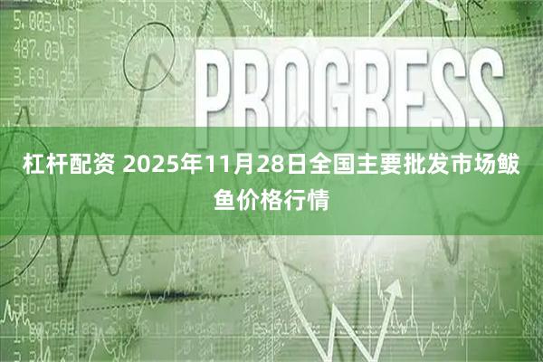 杠杆配资 2025年11月28日全国主要批发市场鲅鱼价格行情